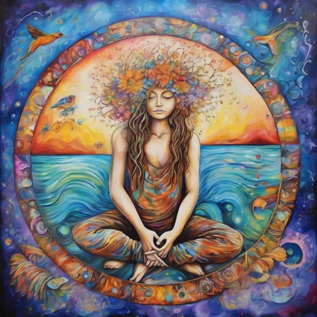 Αλτικειμενο βάθος, θετική στάση, χαλάρωση, διαλογισμός, εσωτερική ειρήνη, αρμονία, έμπνευση, τέχνη, πνευματικότητα, ευεξία, αυτοβελτίωση.